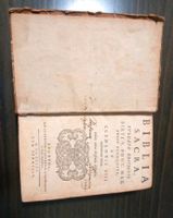 Antike Bibel BIBLIA SACRA 1684 Hessen - Butzbach Vorschau