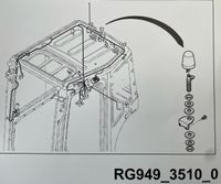 KIT Rundumleuchte Kubota KX057-4, U48-4, U55-4, Nachrüstsatz Nordrhein-Westfalen - Bad Oeynhausen Vorschau