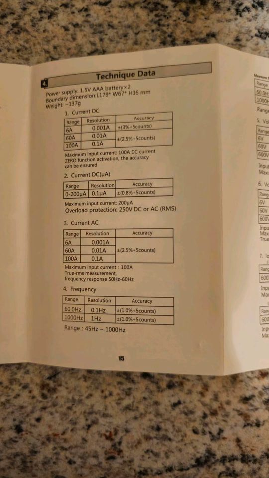 Stromzange Strommesszange AC DC NCV  Multimeter KFZ wie Voltcraft in Bad Bramstedt