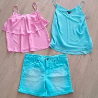 Damen Bekleidungspaket Sommer Set Größe Xs Shorts Shirt Blau Rosa Baden-Württemberg - Laupheim Vorschau