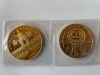 Zwei goldfarbene Sammler Münzen Bayern - Petersaurach Vorschau