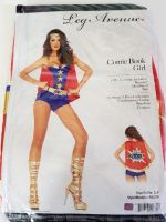 3 tlg. Superwoman Kostüm Body mit Cape und Stirnband - Gr. S Nordrhein-Westfalen - Borgholzhausen Vorschau