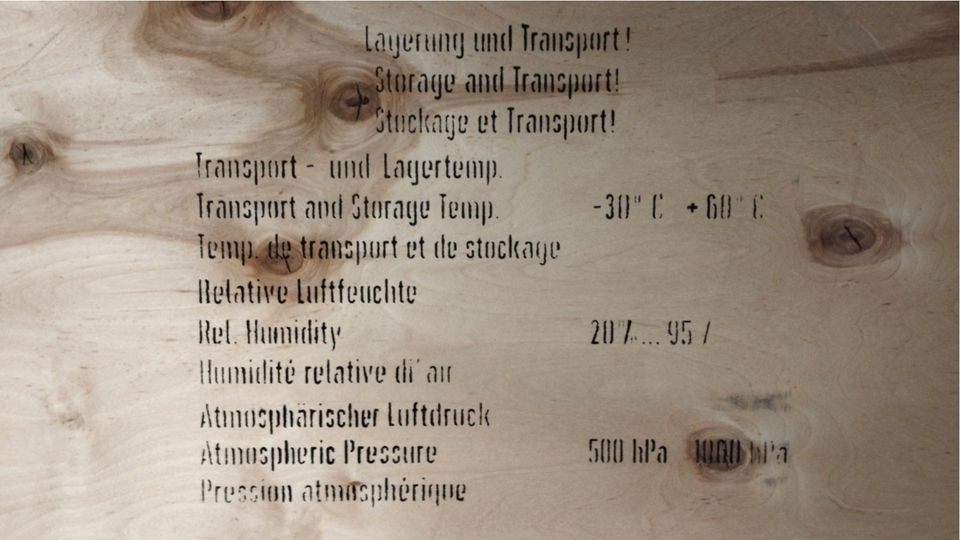 Frachtkiste Transportkiste Versandkiste Holzkiste 1119x77x107 in Freiburg im Breisgau