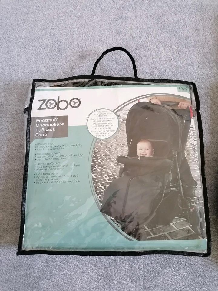 Sommerfußsack von Zobo Schwarz wie neu in Bergkamen