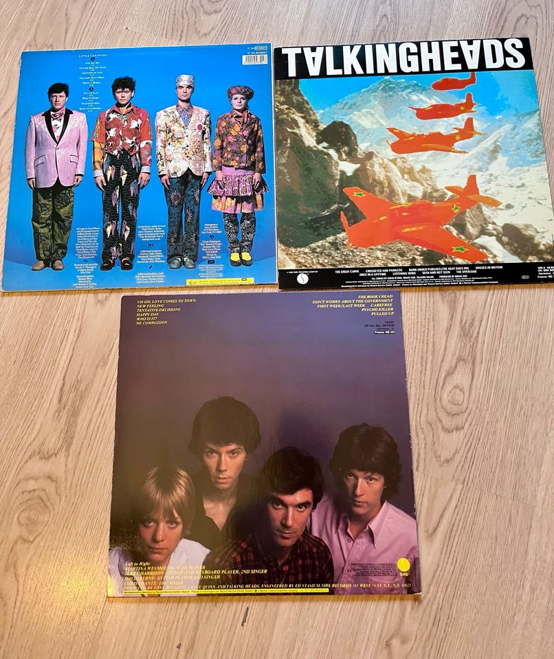 Talking Heads Vinyl Set, Remain in light, 77, Little Creatures in Stuttgart