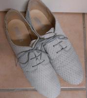 Schnürschuhe creme Sommer Gr. 41 Rheinland-Pfalz - Kaiserslautern Vorschau