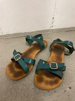Sandalen Türkis Gr. 39 Leder Baden-Württemberg - Ladenburg Vorschau