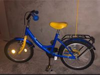 Kinderfahrrad blau 16“ mit Fahne an Bastler, Platten Nordrhein-Westfalen - Solingen Vorschau