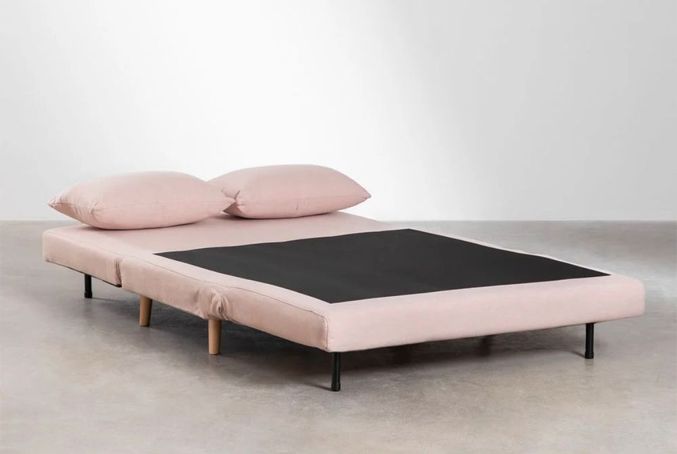 Schlafsofa Sessel Couch rosa klappbar in Pfofeld