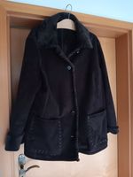 warme Jacke braun Damen Gr.46 Velourslederoptik Baden-Württemberg - Schönbrunn Vorschau