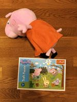 Peppa Pig Kuscheltier und Puzzle/ Peppa Wutz Spielzeug Bayern - Teisendorf Vorschau