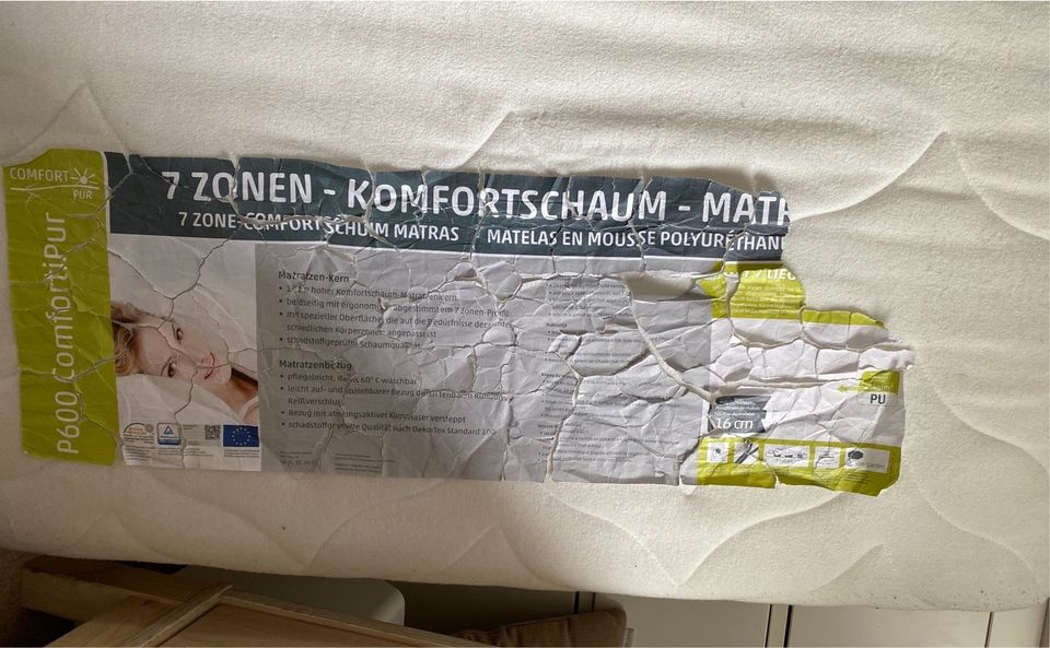 Matratze 90x200 cm zu verschenken in Fronhausen