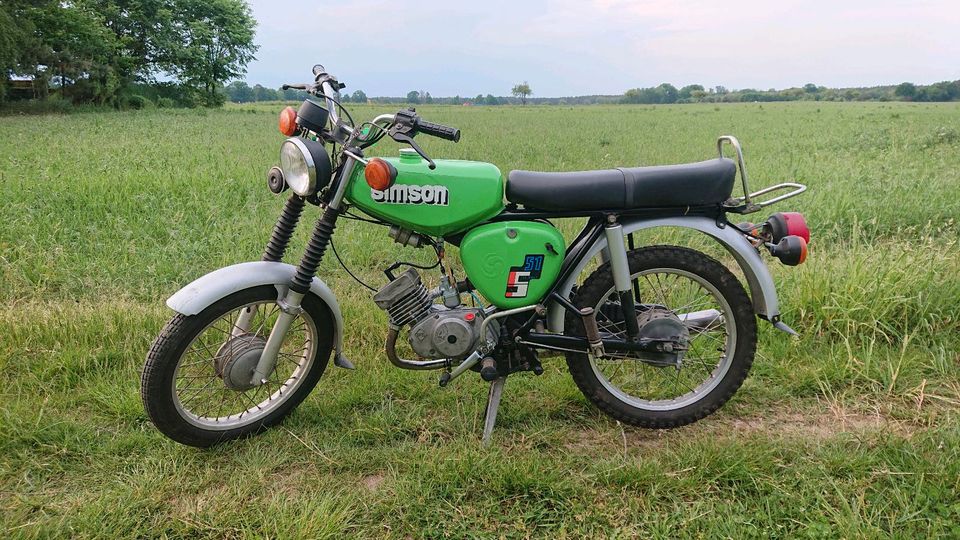 Simson s51 /1 mit KBA Papieren, Baujahr 1989 in Großdubrau