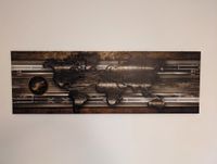 Wandbild - Weltkarte - 135x45cm Bayern - Laufen Vorschau