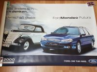 Plakat Werbung Poster Ford Oldtimer V8 1938 u. Mondeo 2000 Sachsen-Anhalt - Ilsenburg (Harz) Vorschau
