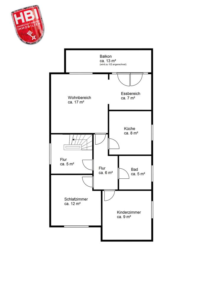 Schönebeck / Zweifamilienhaus mit Wintergarten, Balkon und Garage in Bremen