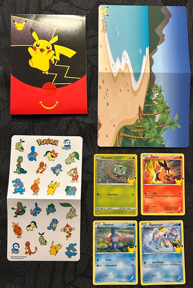 Pokemon Karten Mc Donalds alle zusammen für 10€ in Mettlach