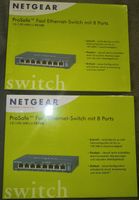 2 x Netgear FS108 switch neu Thüringen - Waltershausen Vorschau