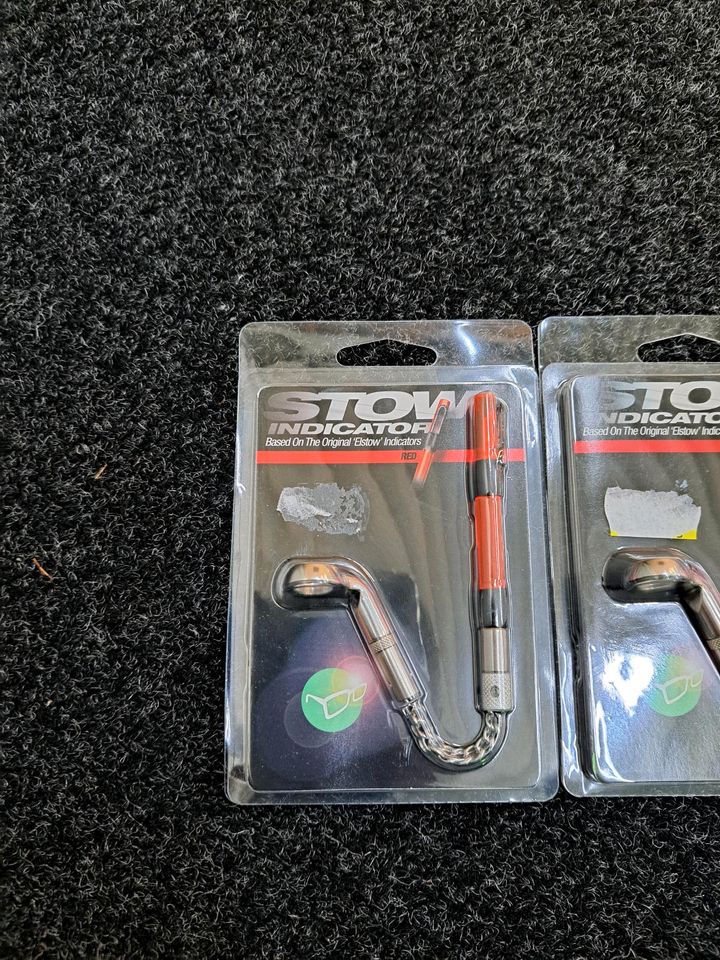 2× Korda Stow Indicator MKII Complete Hanger Bissanzeiger Rot NEU in Bad Bentheim