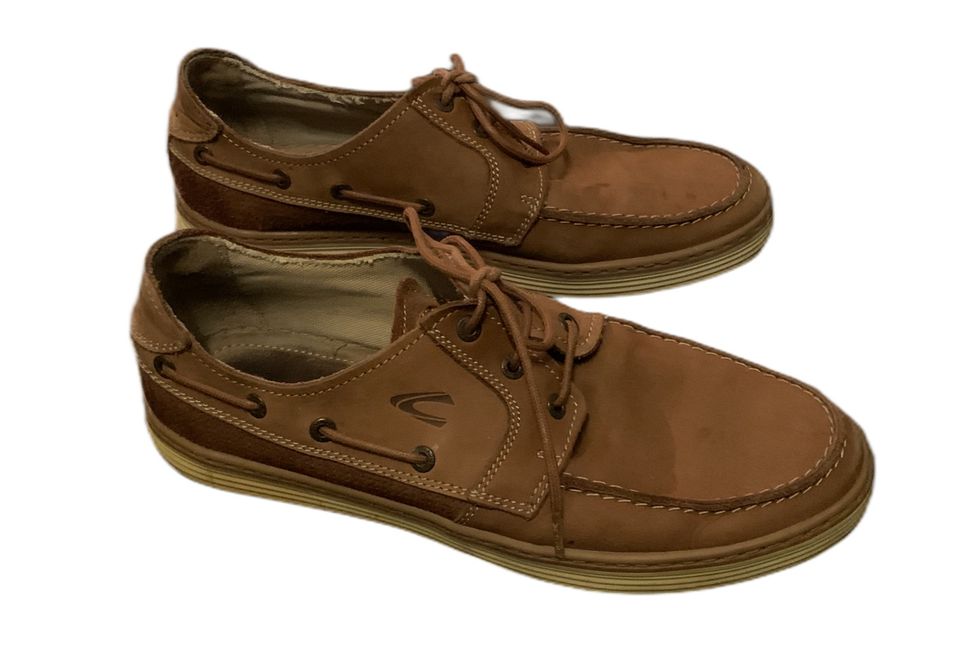 CAMEL Active Herrenschuhe Halbschuh Leder braun Gr. 8,5 /Gr. 41 in Essen