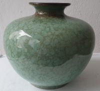 Kugel-Vase v. Dümler und Breiden? 414-0, Keramik,grün gesprenkelt Lübeck - St. Lorenz Nord Vorschau