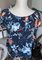 H&M*L.O.G.G.*Damen T-Shirt*Gr. M*Blumen Print*dunkelblau*Baumwoll Nordrhein-Westfalen - Remscheid Vorschau