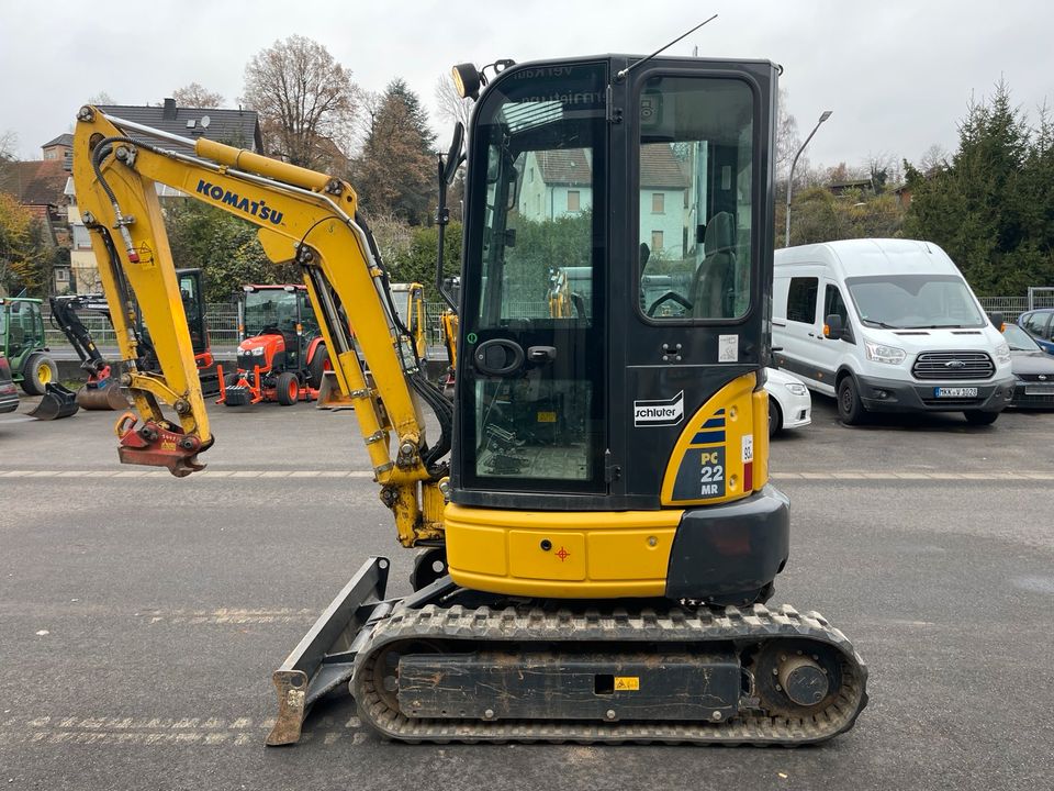 Komatsu PC 22 MR-3 Bagger Minibagger Netto 21500€ in Steinau an der Straße