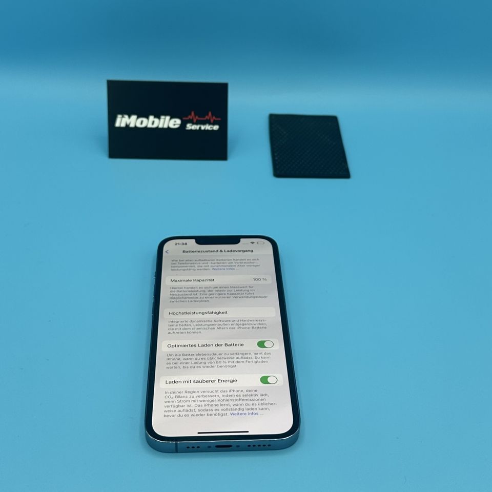 ❌ iPhone 13 Pro 128GB Blue Akkukap.: 100% ''WIE NEU'' N43 000 ❌ in Berlin