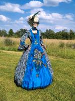 Barock Kleid Unikat, 38-42, Pfau, für Ball, Venedig Karneval etc. Brandenburg - Brück Vorschau