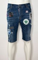 Dsquared2 Herren Jeans-Short Gr. 54 blau Logo Nordrhein-Westfalen - Krefeld Vorschau