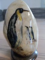 STEINMALEREI - PINGUIN / 553 gr. /NACHLASS / HÖHE 12 cm - U 19 cm Bayern - Bad Wörishofen Vorschau