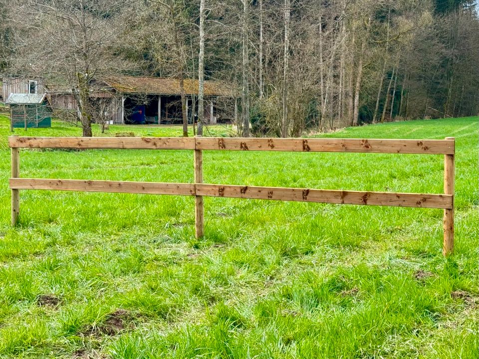 Pferdezaun Weidezaun Koppelzaun Plankenzaun Holzzaun - 100m SET in Olsberg