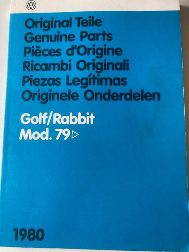 VW Golf 2 Modell 79 und Modell 82-83 Bild/Teilekatalog in Billerbeck