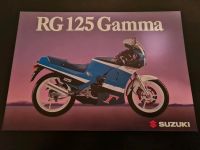 Suzuki RG125 Gamma original Prospekt 1988 top Zustand französisch Nordrhein-Westfalen - Schloß Holte-Stukenbrock Vorschau