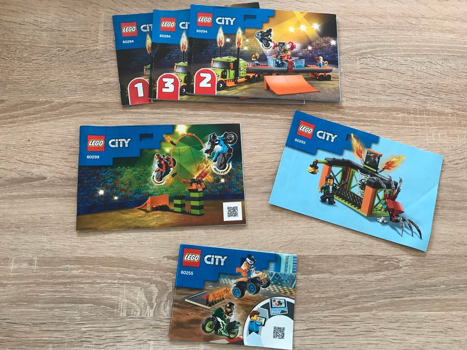 Lego City Stuntz 60294, 60293, 60299, 60255 in Wiesmoor