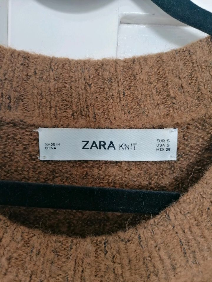 Oversizepulli pullover Zara cognac grösse s in Bayreuth