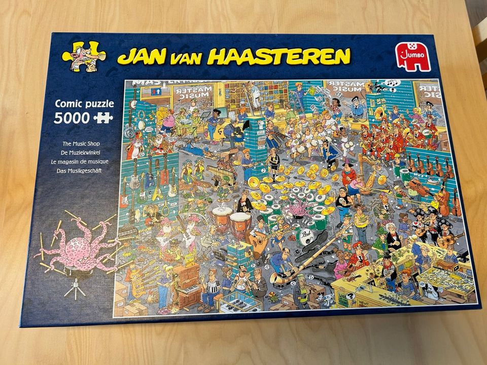 Puzzle 5.000 Teile - "The Music Shop" von Jan van Haasteren in Frankfurt am Main