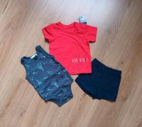 Set 3 Teile Sommer body shirt Short Hose pocopiano 80 Schwerin - Werdervorstadt Vorschau