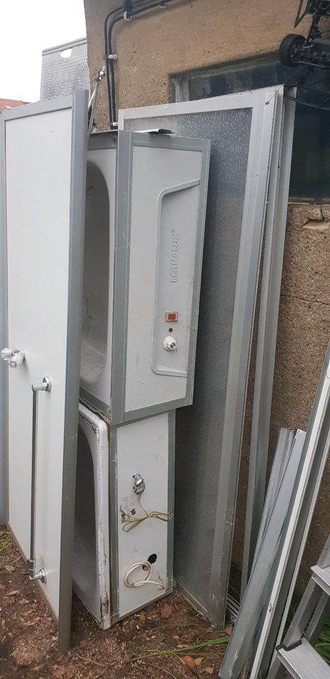 2x Dusche Duschkabine mit Heizung Pumpe Bungalow Garten Womo in