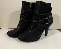 Tamaras Stiefeletten schwarz Velours/Lack 40 Herxheim bei Landau/Pfalz - Insheim Vorschau