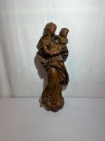 Antike Holzfigur Maria Madonna mit Kind Holzschnitzerei Jesuskind Nordrhein-Westfalen - Sankt Augustin Vorschau