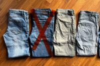 3x Jeans von Alive, blau-grün-grau, Gr. 146/152 bzw 152 Bayern - Fürstenfeldbruck Vorschau