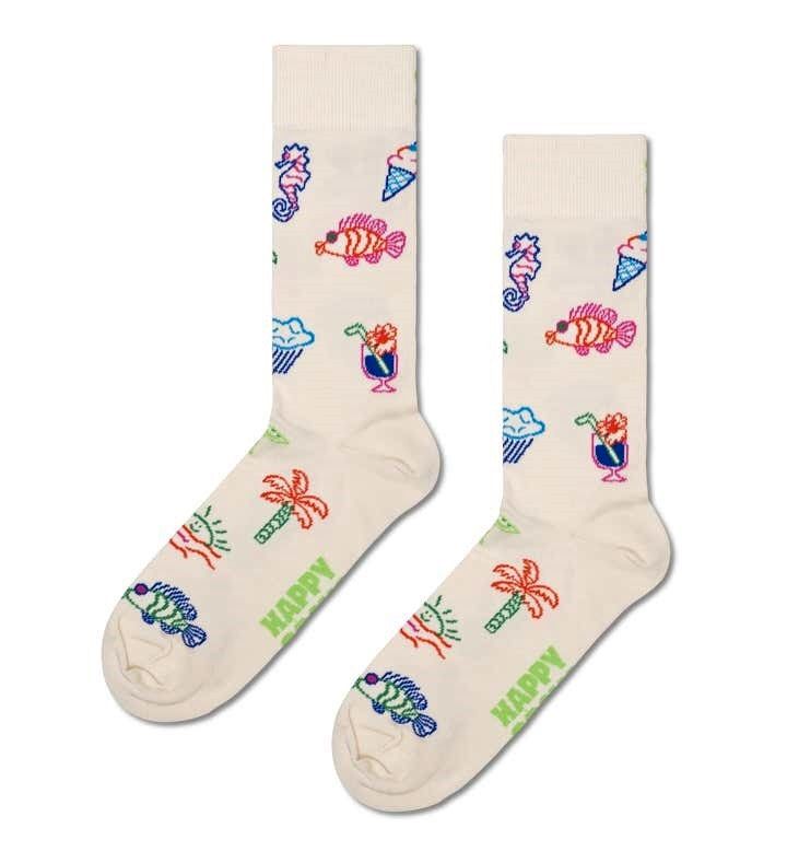 Happy Socks Summer Lo-Fi Unisex Größe 36-40 Bunte Socken UVP 12€ in Offenburg