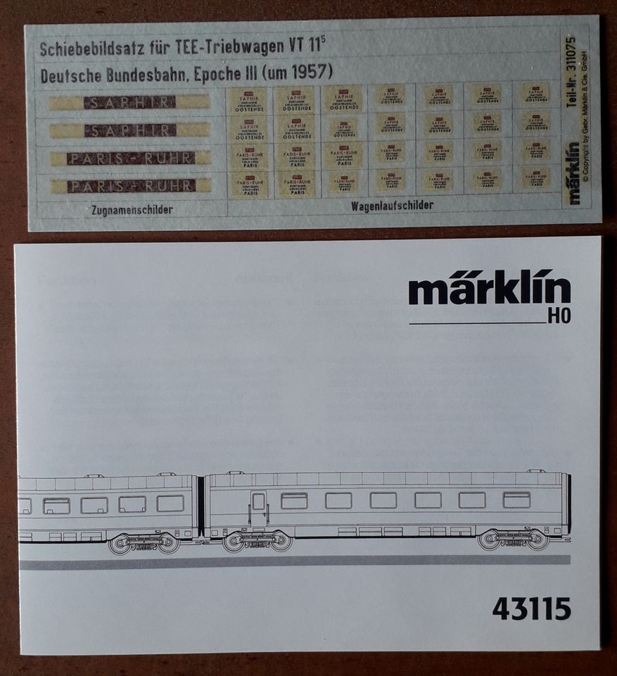 Märklin H0 37605+43115 Set, Digital neu, nicht bespielt. in Solingen