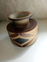 Vintage Sgrafo Vase Sand- Keramik 60er Jahre Sammlerstück Niedersachsen - Ganderkesee Vorschau