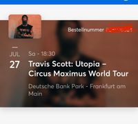 27.07 Platin Stehplatz Tickets FFM TRAVIS SCOTT Hessen - Groß-Gerau Vorschau