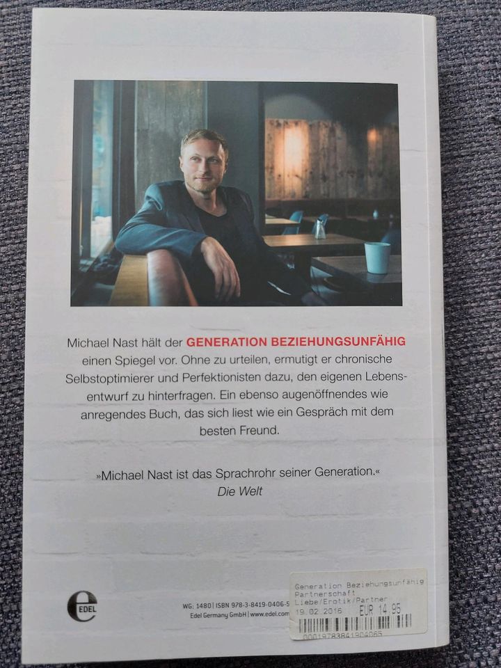 Buch "Generation Beziehungsunfähig"/Michael Nast in Dresden