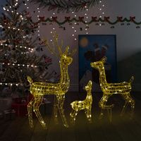 LED-Rentier-Familie Weihnachtsdeko Acryl 300 LED Warmweiß Bayern - Bad Kissingen Vorschau