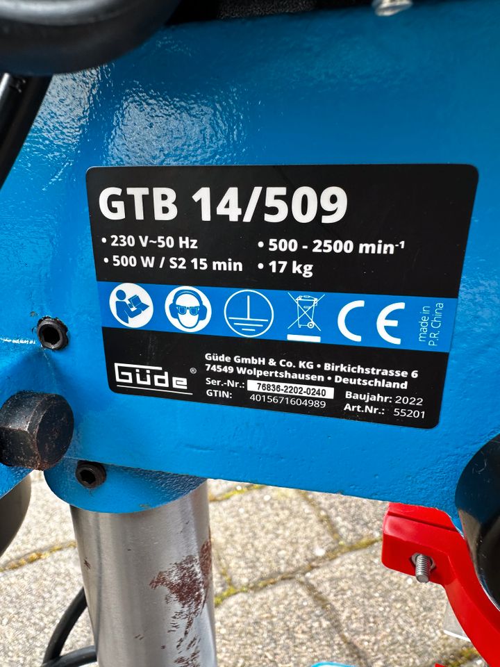 Standbohrmaschine Güde GTB 14/509 in Düsseldorf