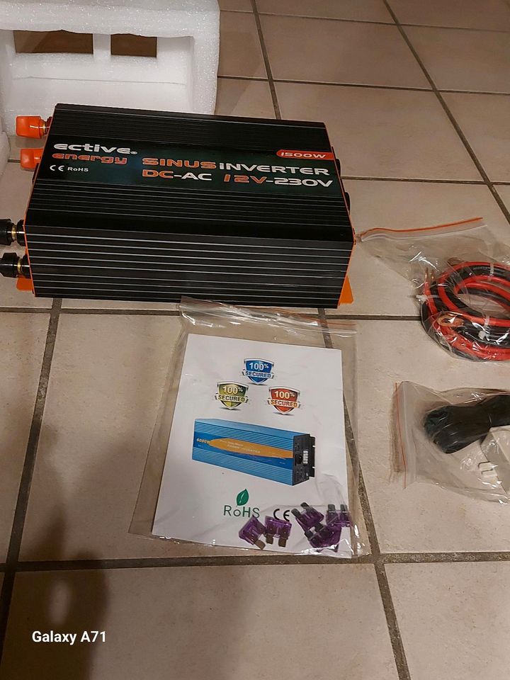 ECTIVE DC - AC Sinus Inverter 1500 w/12V Sinus-Wechselrichter neu in Beverungen